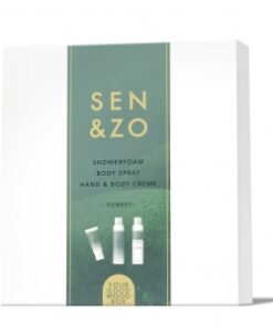Sen & Zo Cadeaubox 3 Forest Body spray, Showerfoam,Hand&Body créme