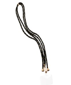 Telefoonkoord zwart/ goud
