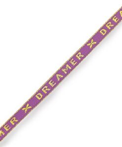 Lint armbandje paars dreamer