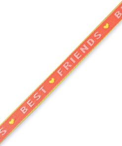 Lint armbandje best friends orange