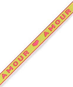 Lint armbandje amour pink
