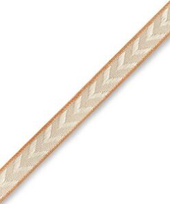 Lint armbandje crème/ beige v