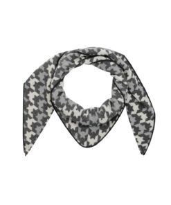 Sjaal zig zag grijs