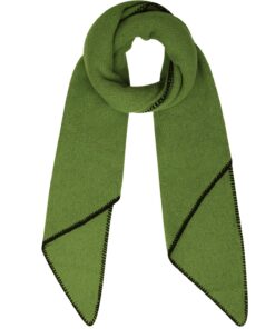 Sjaal effen olijf