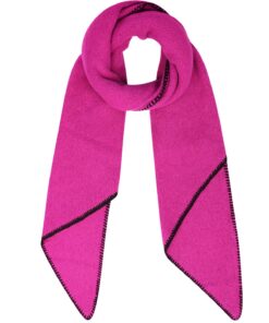 Sjaal effen fuchsia