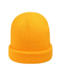 Beanie geel