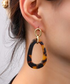 Day & Eve Open Round Dangle - Leopard - Afbeelding 2