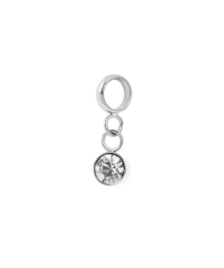 Ixxxi Charm Stone White Silver