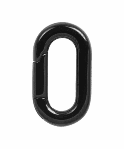 iXXXi Verbindschakel Oval Zwart 1,2cm