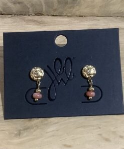 Oorbellen hangertjes - roze