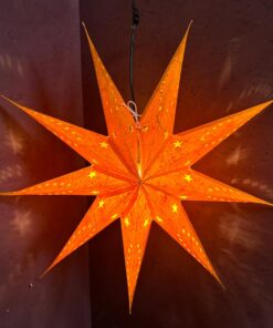 Papieren Ster 1 - Oranje