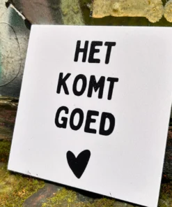 Forex Tegeltje 'Het Komt Goed'