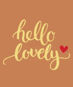 Forex Tegeltje 'Hello Lovely'
