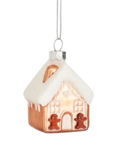 Ginger Bread huisje kerstbal