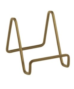 Vierkante draadstandaard - goud