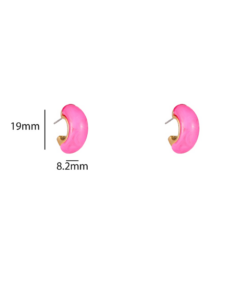 Day & Eve Bold Hoop - Pink - Afbeelding 3