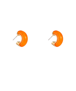 Day & Eve Bold Hoop - Coral