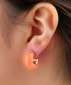 Day & Eve Bold Hoop - Coral - Afbeelding 2