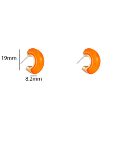 Day & Eve Bold Hoop - Coral - Afbeelding 3