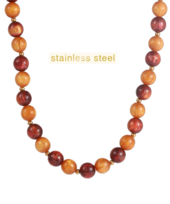 Day & Eve Glamour Stones Necklace - Honey