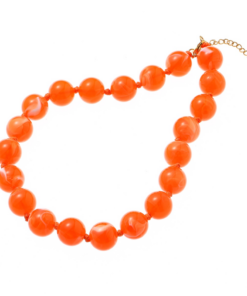 Day & Eve Big Stones Necklace - Orange - Afbeelding 2