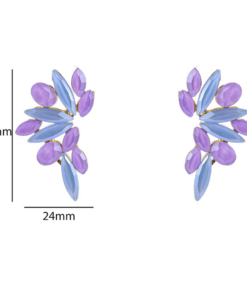 Day & Eve Spike Half Stud - Lilac Blue - Afbeelding 3