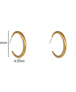 Day & Eve Moon Shape Hoop - Afbeelding 3
