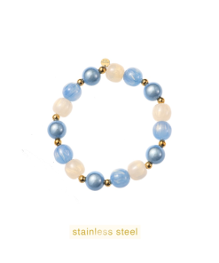 Day & Eve Round Stones - Blue