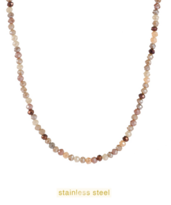 Day & Eve Beads Necklace – Brown Mix