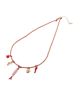 Day & Eve Red Fish Necklace - Afbeelding 2