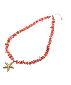 Day & Eve Pink Shell Necklace - Afbeelding 2