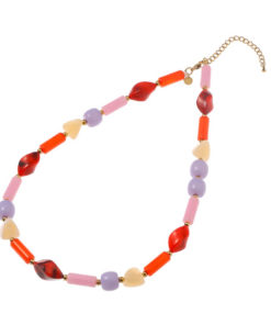 Day & Eve Long Stones Necklace – Lilac - Afbeelding 2