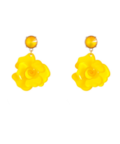 Day & Eve Flower Dangle – Sunny Yellow