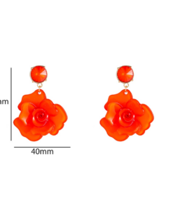 Day & Eve Flower Dangle - Bright Orange - Afbeelding 3
