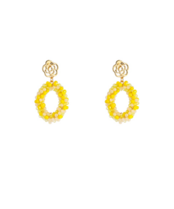 Day & Eve Flower Stud Drop – Honey Bee
