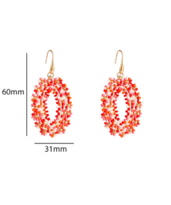 Day & Eve Lace Beads Oval – Coral Tide - Afbeelding 3