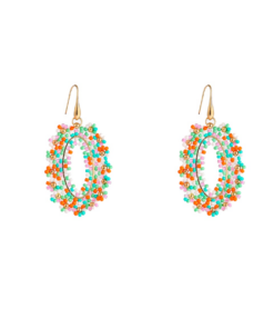 Day & Eve Lace Beads Oval – Minty Mix