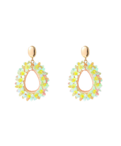 Day & Eve Sequin Drop Drop – Yellow