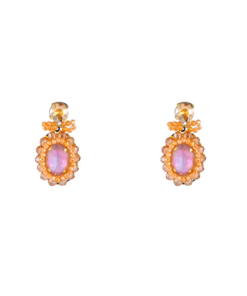 Day & Eve Long Stone Earring – Ginger