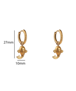 Day & Eve Koi Fish Hoop - Afbeelding 3