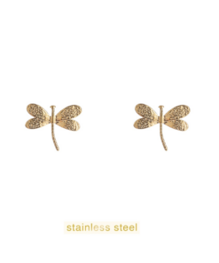 Day & Eve Big Dragonfly Stud