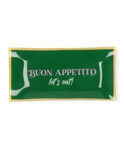Plate Rectangle Buon Appetito 20x10x2cm