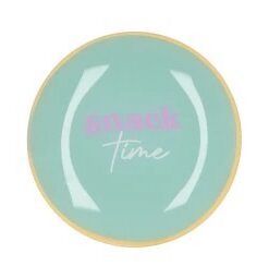 Plate Round Snack Time 18x18x2cm