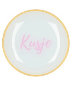 Plate Round Kusje 18x18x2cm