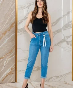 Lusa Mode Slim Stretch Mom Jeans - Maat 42
