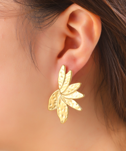 Day & Eve Half Palm Tree Stud - Afbeelding 2