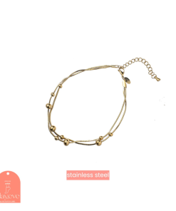 Day & Eve Double Balls Anklet